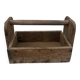 Old wooden basket