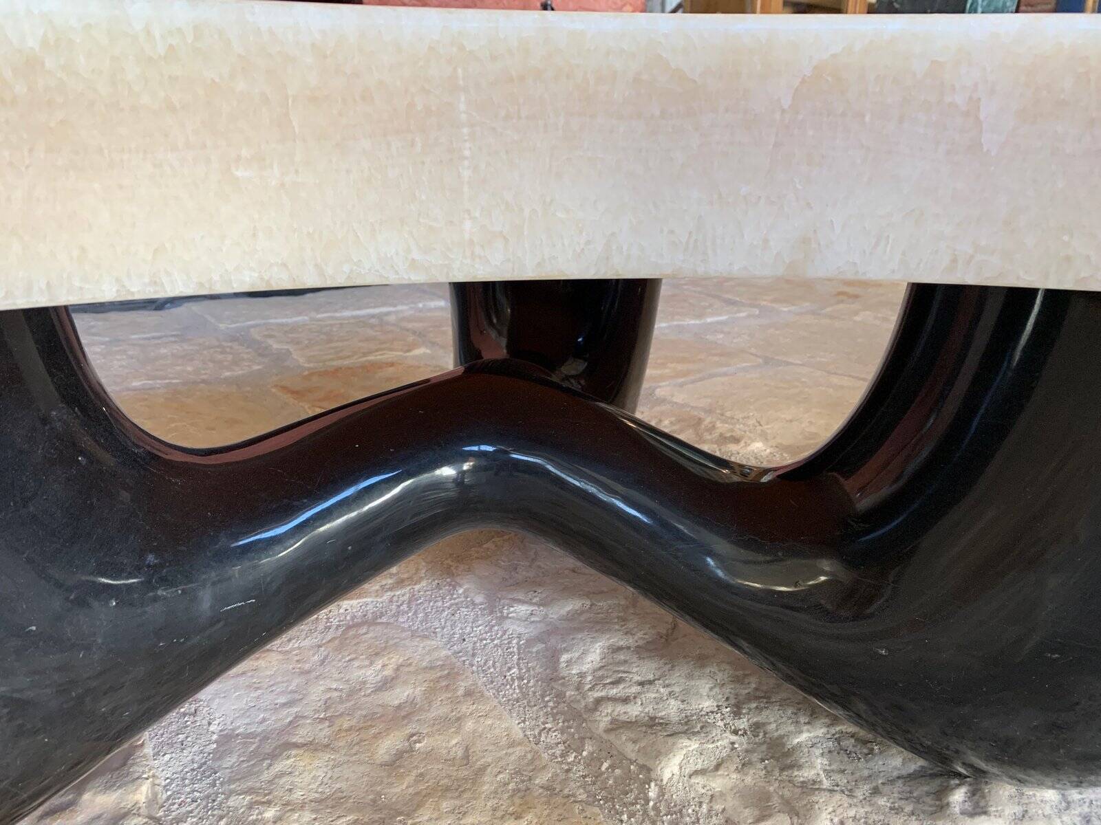 Multicoloured Marble Coffee Table, Italy