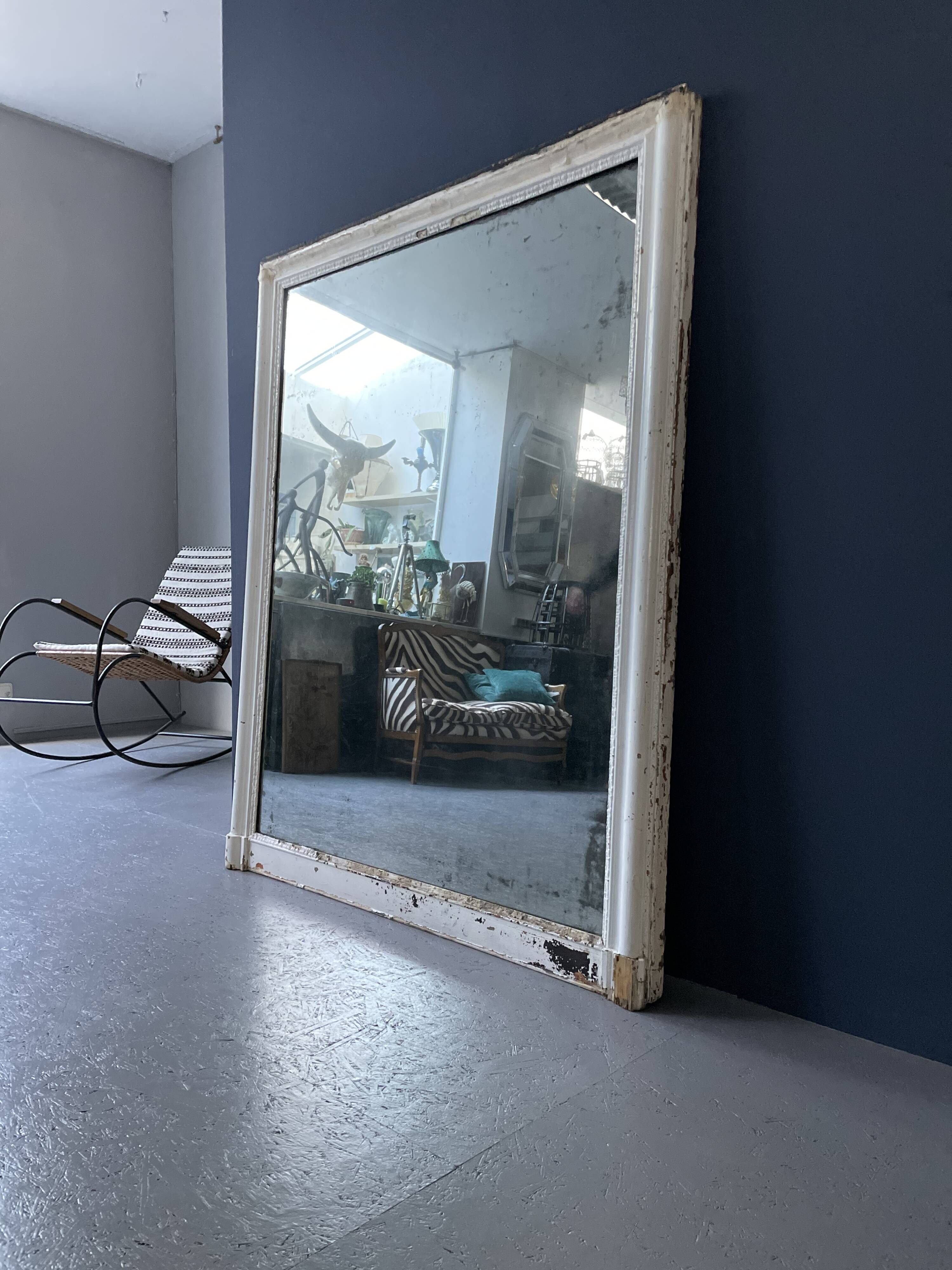 White Vintage Mirror