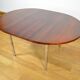 Table de repas en palissandre et chrome 1960
