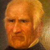 Tableau ancien portrait début XX siècle