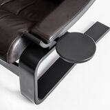 Kroken armchair + pouf designed by Ake Fribytter, published by Roche Bobois. France, 2000s.