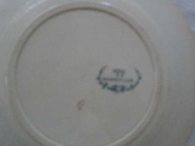 2 Plates faience old Bondonviller decoration MURE wild fruit iron earth diameter 22 cm