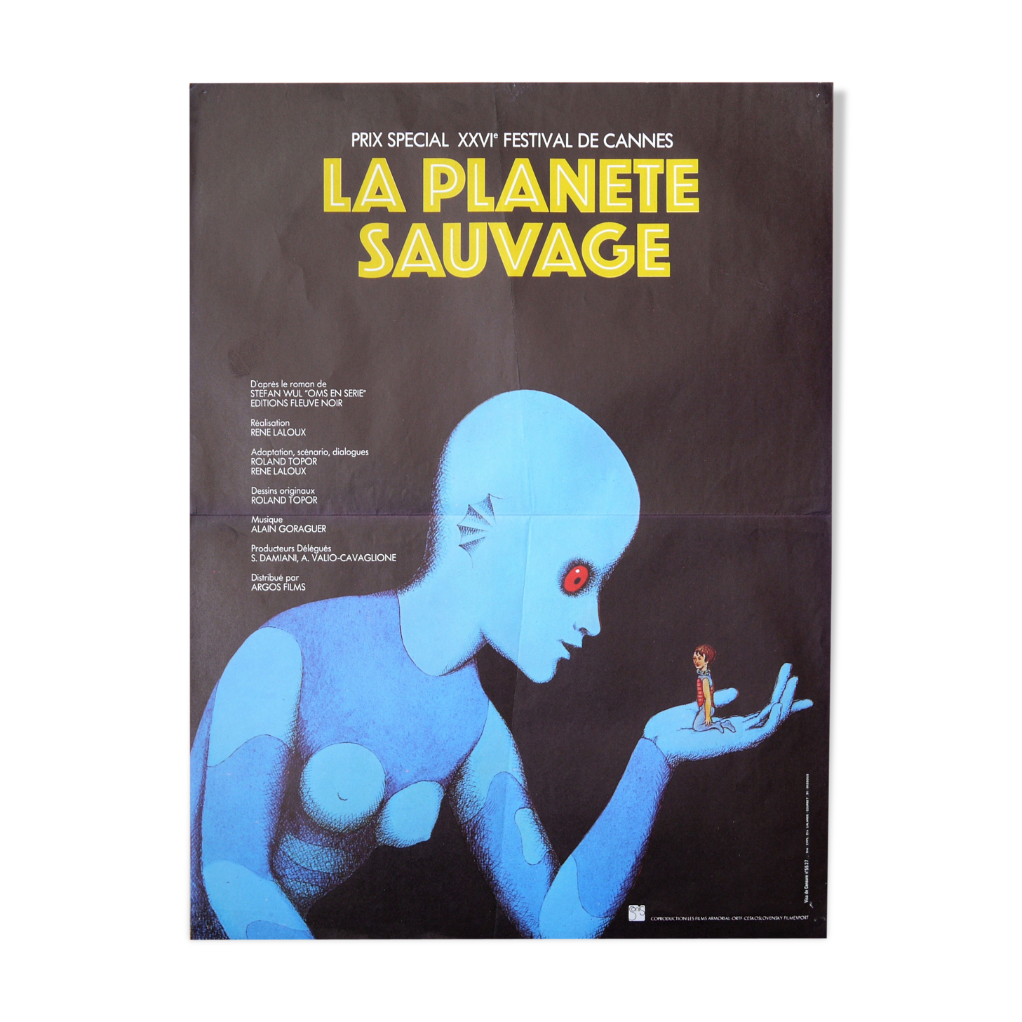 Original movie poster - the savage planet -  Roland Topor