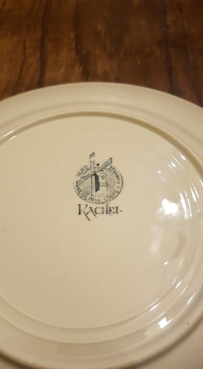 Assiette en Terre de Fer Moulin des Loups modèle Rachel