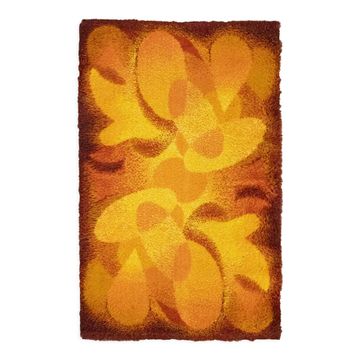 Orange 'abstract' desso carpet 173cm X 120cm