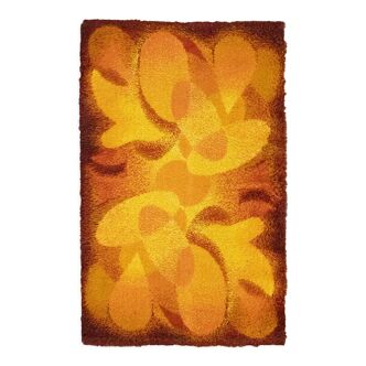 Orange 'abstract' desso carpet 173cm X 120cm