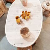 Table de ferme ovale