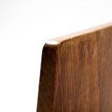 Set of 5 oak wall shelves Marcel Gascoin 50s reconstruction