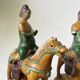 Ming period terracotta equestrian ridge tile