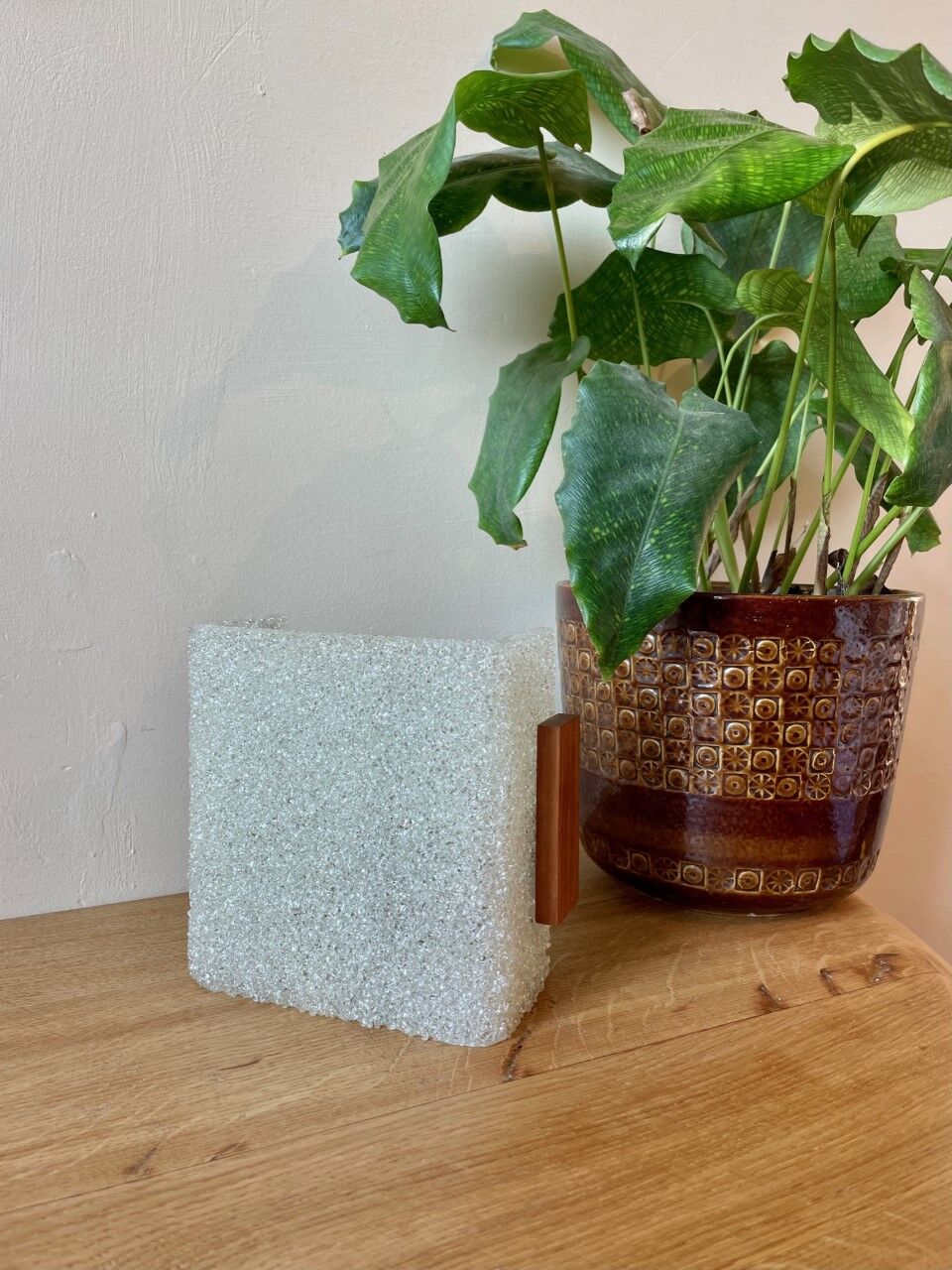 Scandinavian perspex wall lamp 60s