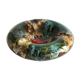 Multicolored ceramic ashtray