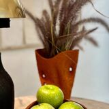 Painted organic shape vase