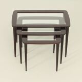 Set of nesting tables by Ico Parisi for De Baggis, Italy, 1955.