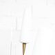 Floor lamp by René Mathieu for Maison Lunel 1950, brass and opaline.