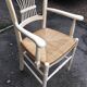 Straw armchair