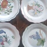 Ceramic plates. 70s/80s Work inspired by the 16th and 17th centuries.