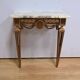Small Carved Wood Wall Console, Louis XVI style, Napoleon III period – Mid-19th century