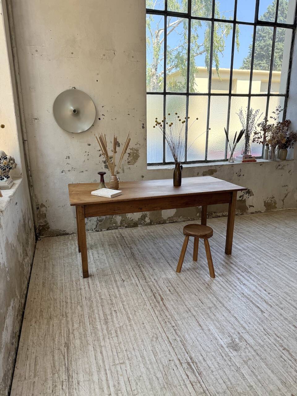 Cherry farmhouse table 1m8