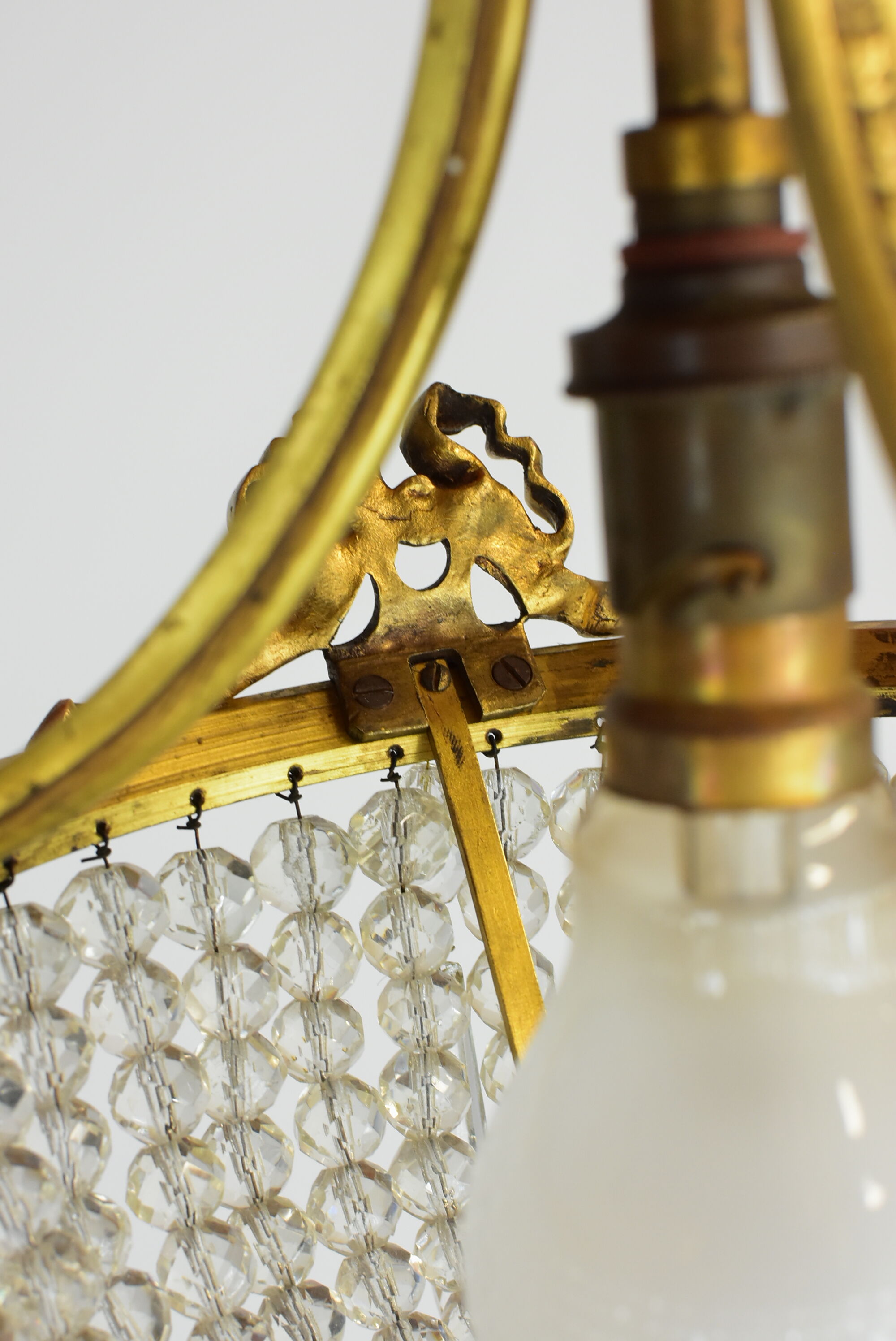 Napoleon III hot air balloon bronze chandelier