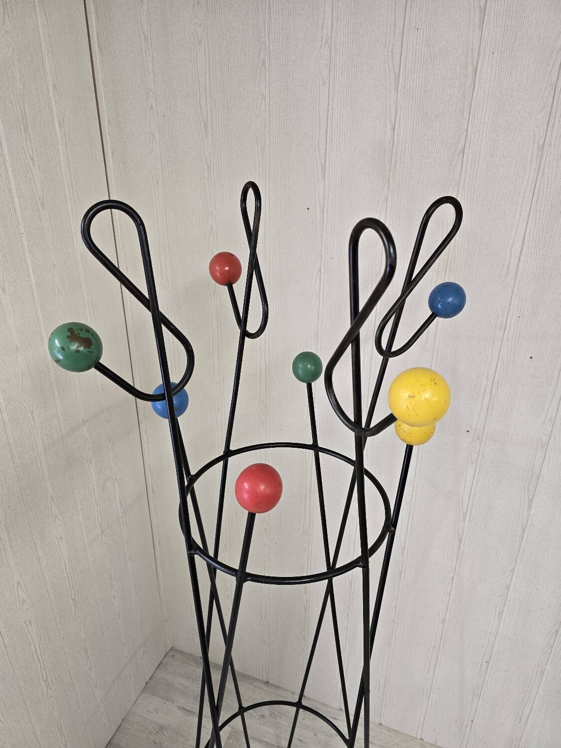 Vintage coat rack "cle de sol" 1950