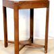 Table de chevet Art déco en teck birman
