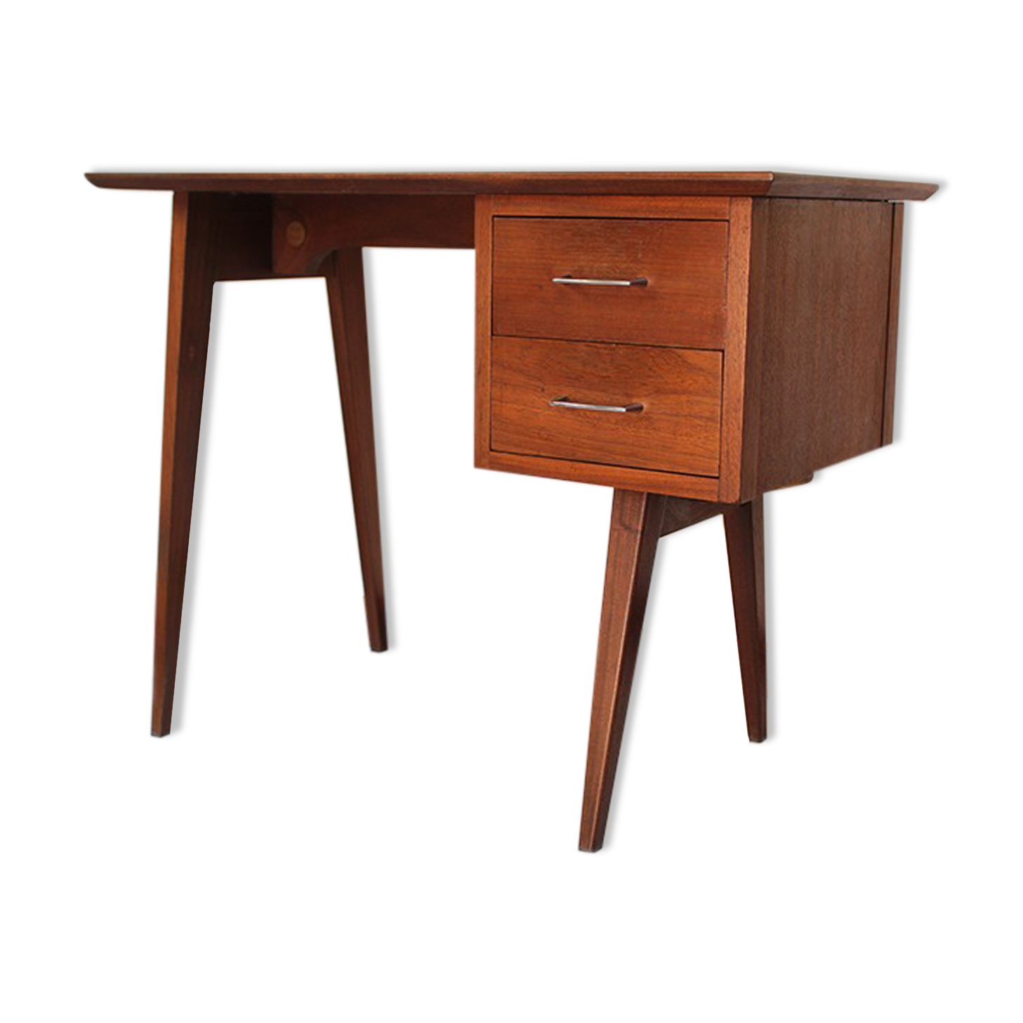 Solid wood design desk
