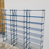 Set of 3 Rigidex iron storage locker shelves 1950s