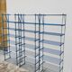 Set of 3 Rigidex iron storage locker shelves 1950s