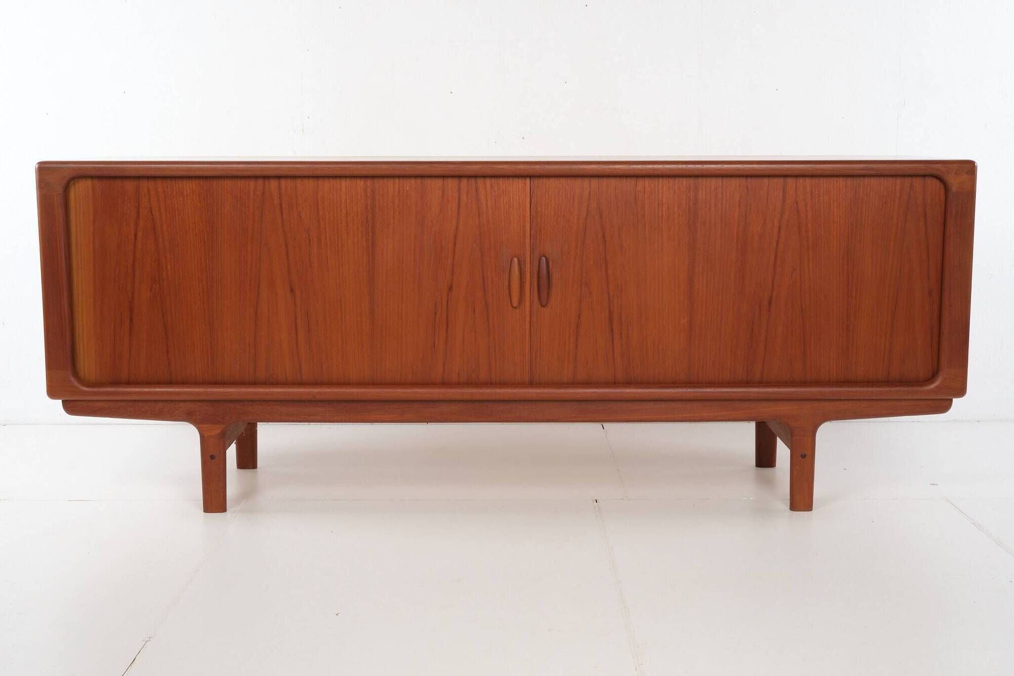 Buffet with roller shutter doors, Danish, vintage, teak, produced by Dyrlund.