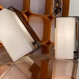 Set of 8 space age plexiglass wall lights - space age wall light 1960