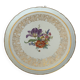 Plat de service motif floral