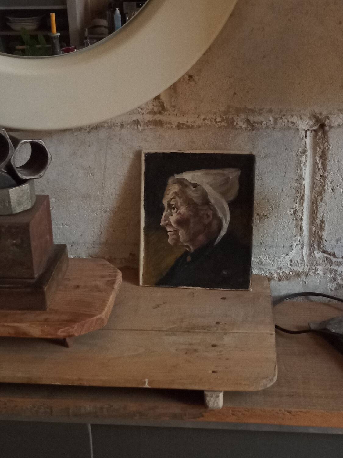 Portrait de vieille femme