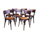 Lot 7 chairs Baumann No.129 30s