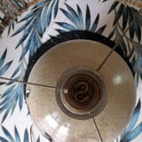 Openwork ceramic lamp from the Dieulefite caves, 1960-1970