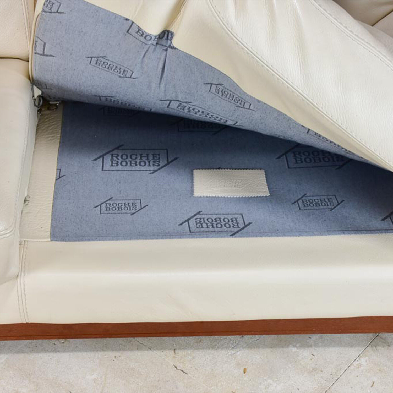 Roche white leather sofa - Bobois