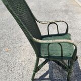 Vintage rattan armchair