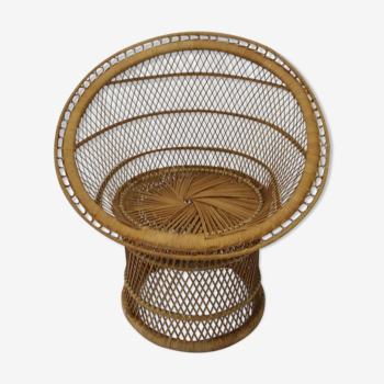 Children's chair in rattan