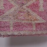 Vintage Turkish rug from Oushak, handwoven 85x266 cm