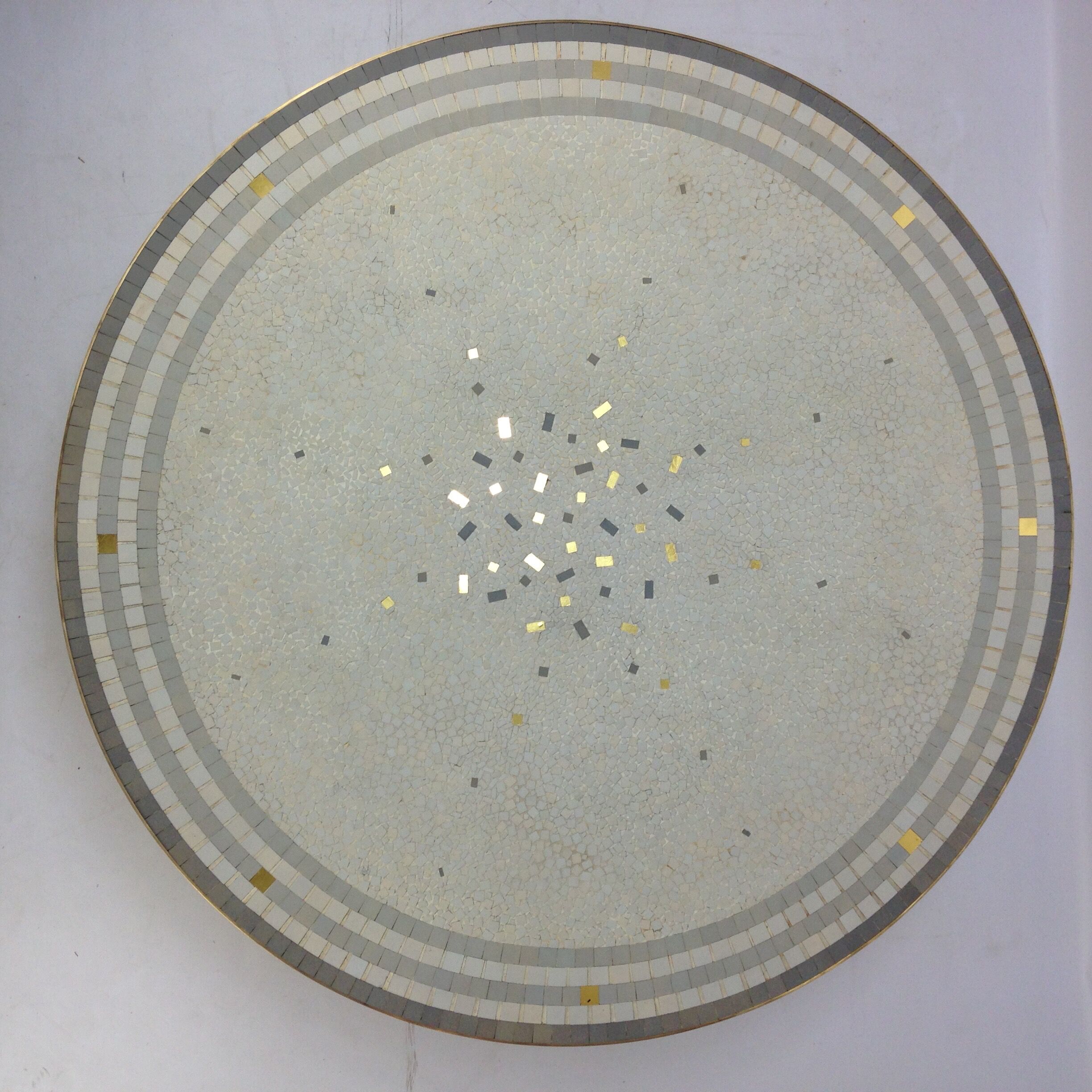 Table basse en mosaïque par Berthold Müller, années 1950