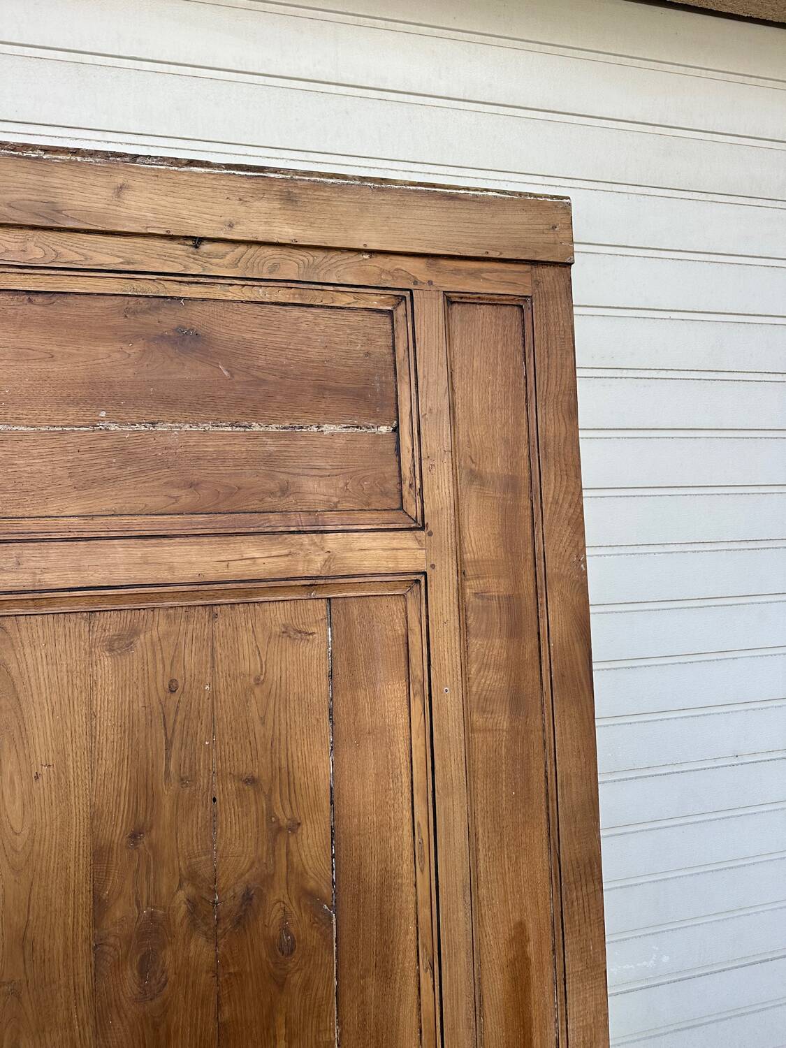 20th-century wood paneling element or mantelpiece