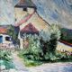 Oil on canvas by Louis Neillot (1898-1973) landscape 1921