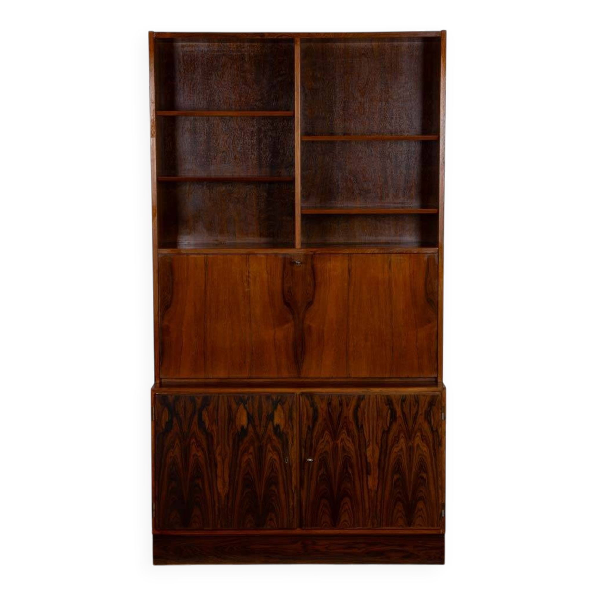 Rosewood secretary or bar cabinet by Poul Hundevad, 1960