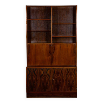 Rosewood secretary or bar cabinet by Poul Hundevad, 1960