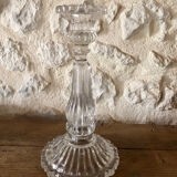 Antique glass candlestick