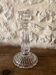 Bougeoir en verre ancien