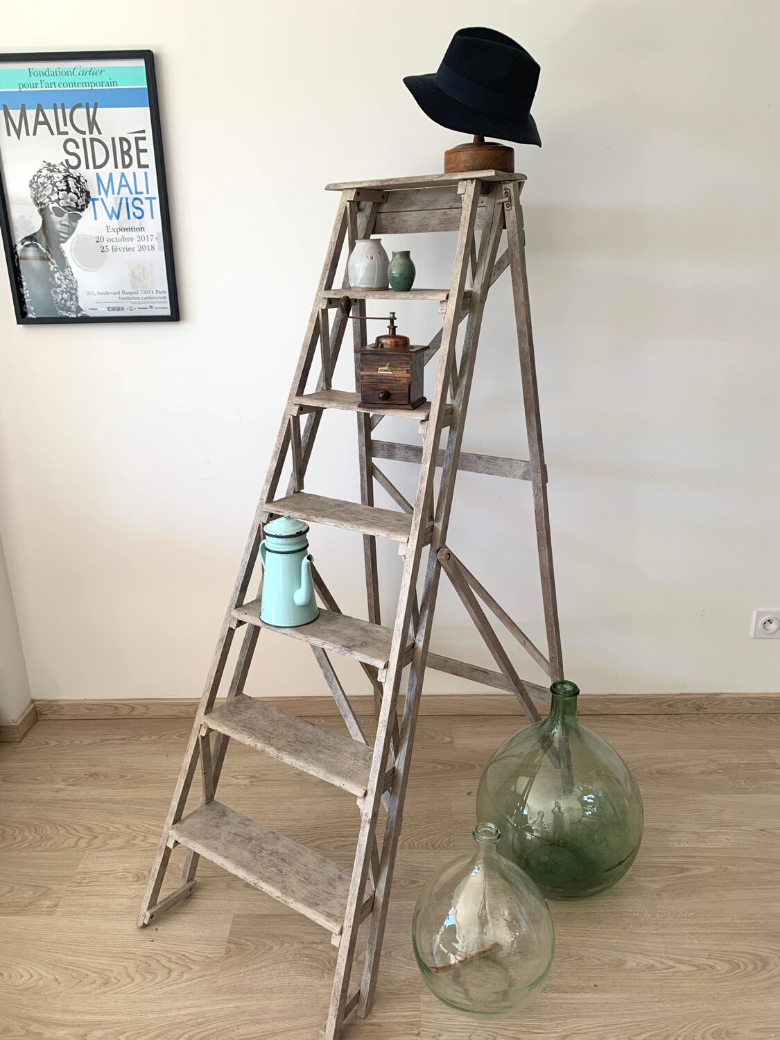 Old wooden ladder