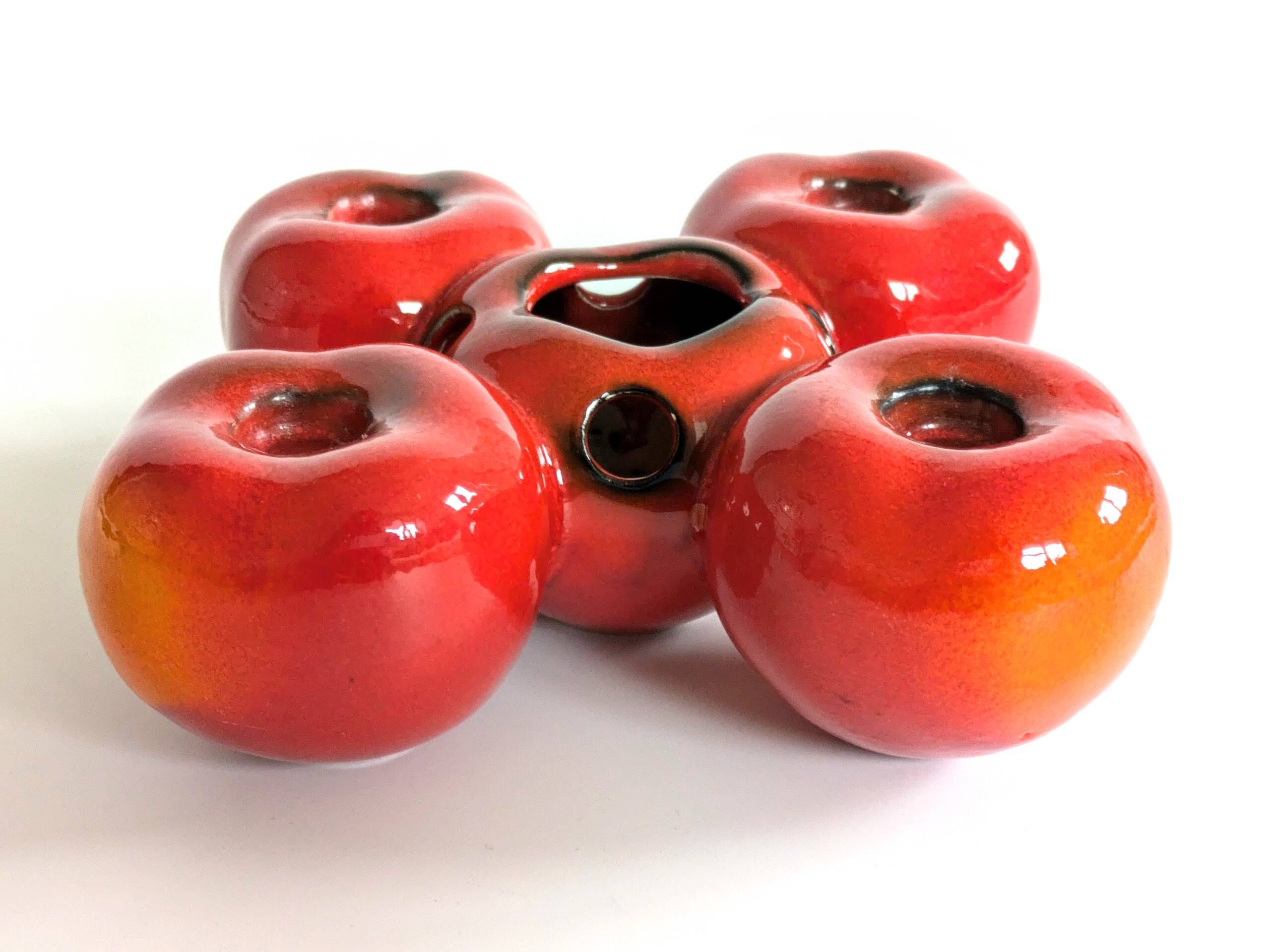 Advent Candle Holder | German Ceramics | Vintage Christmas Decor