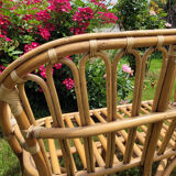 Vintage rattan garden furniture