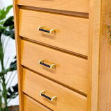 Vintage chest of drawers with tapered legs